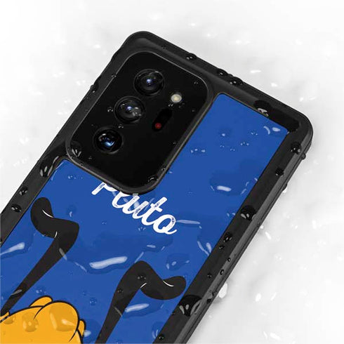 Disney Friends Pluto Backwards Galaxy Note20 Ultra 5G Waterproof Case